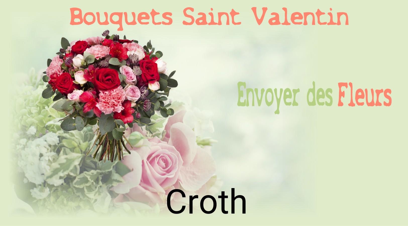 Roses de Saint-Valentin livrées à Croth